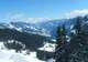 Ośnieżone szczyty austriackich Alp zimą