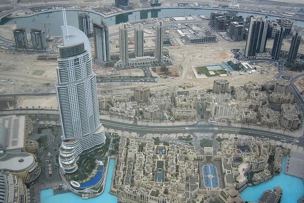 Widok na Dubaj z Burdż Chalifa