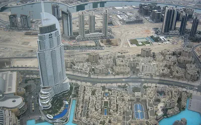 Widok na Dubaj z Burdż Chalifa