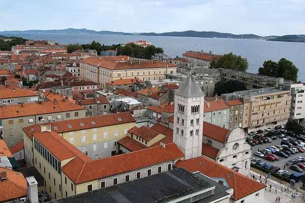 Zadar z lotu ptaka