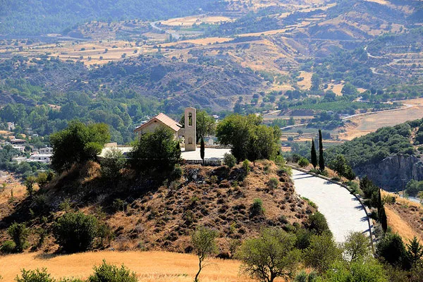 Górska droga w Troodos