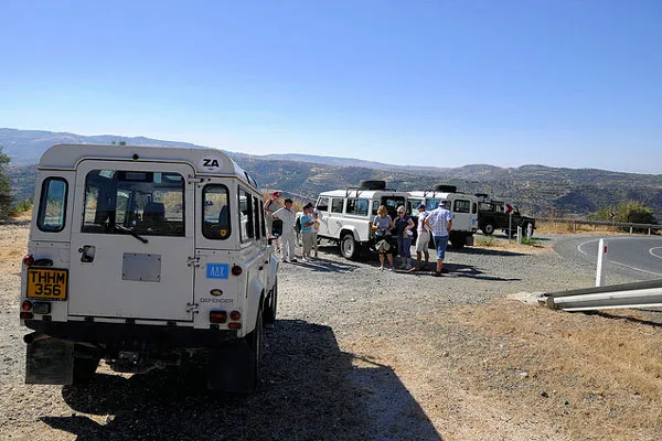 Jeep safari w Górach Troodos