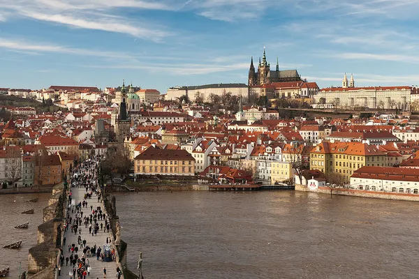 Widok na Pragę - stolicę Czech