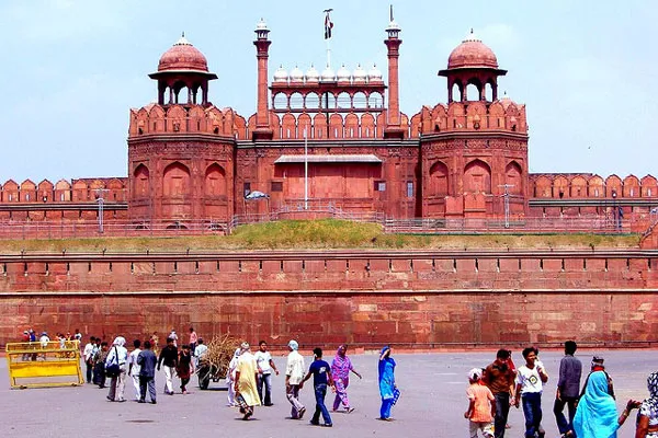 Czerwony Fort w New Delhi