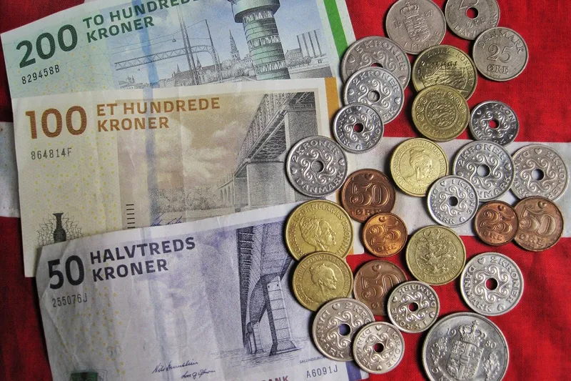 Jedna korona dzieli się na 100 øre