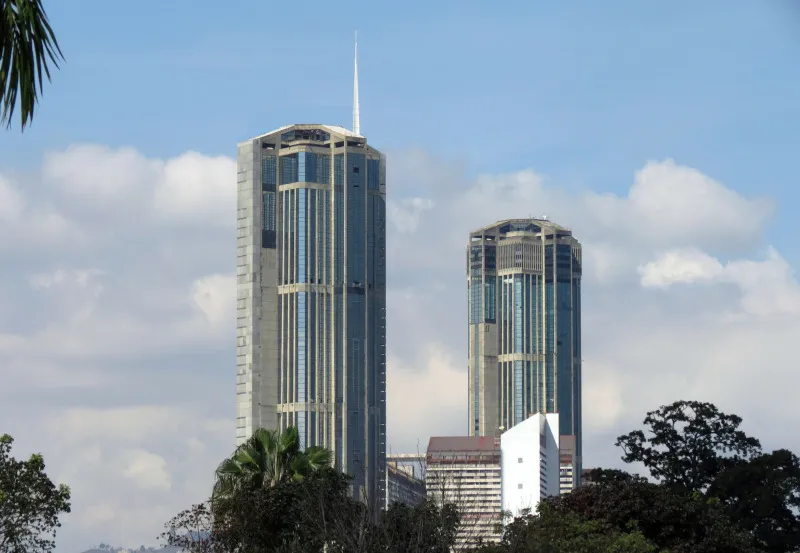 Drapacze chmur w centrum Caracas