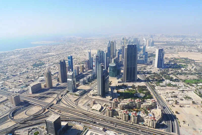 Dubaj z lotu ptaka