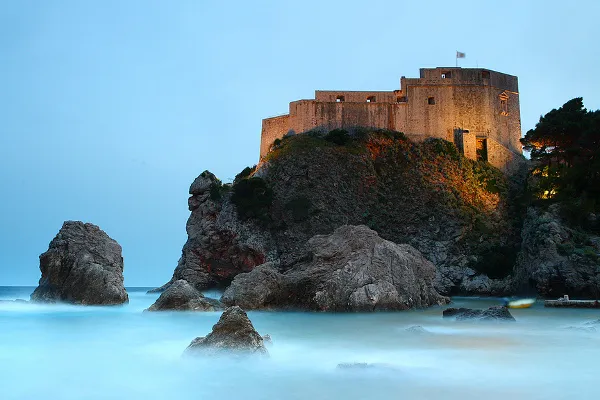 Fort Lovrijenac od strony morza