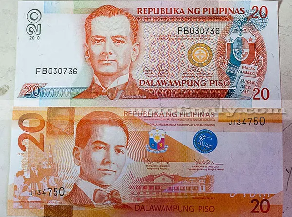 Banknot o wartości 20 filipińskich pesos