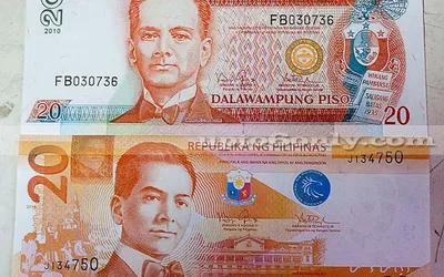 Banknot o wartości 20 filipińskich pesos