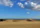 Złote wydmy Maspalomas na południu Gran Canarii, w tle ocean