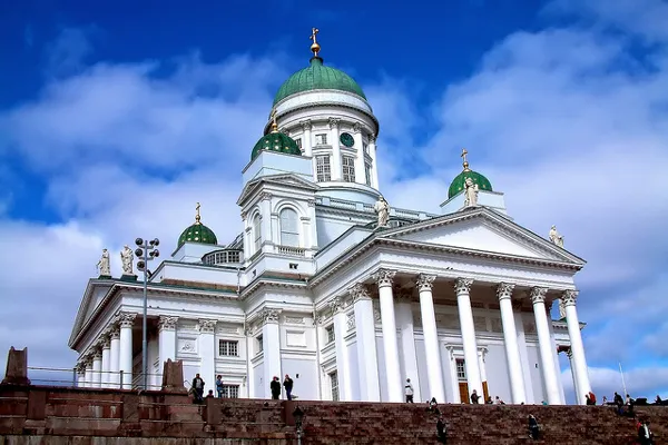 Biała katedra luterańska w Helsinkach