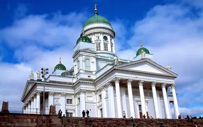 Biała katedra luterańska w Helsinkach