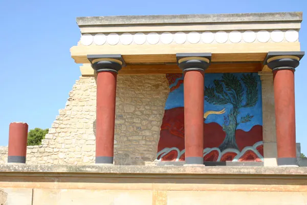 Minojski pałac w Knossos