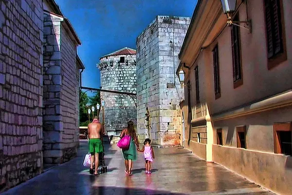 Spacer ulicami Krk