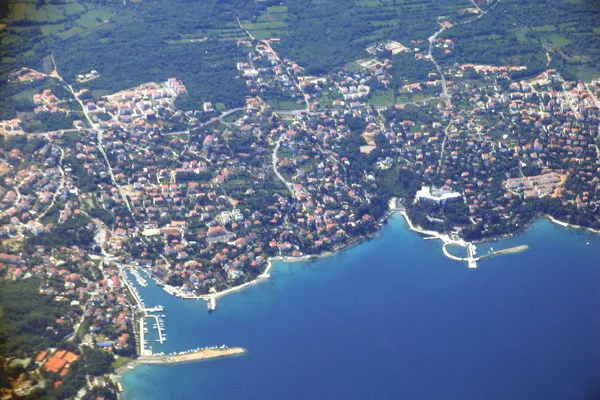 Malinska z lotu ptaka