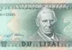 Awers banknotu 2 litów litewskich z 1993 roku z portretem Motiejusa Valančiusa