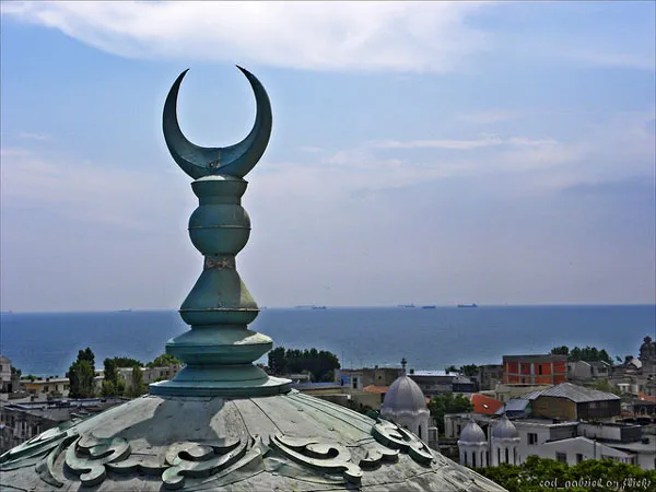 Widok z minaretu meczetu w Konstancy