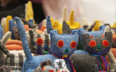 Kolorowy targ w San Cristóbal de las Casas
