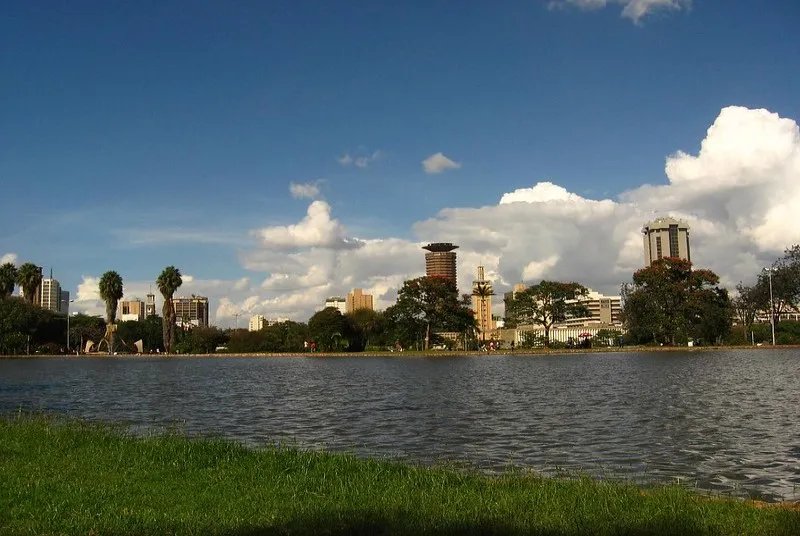 Widok na Nairobi