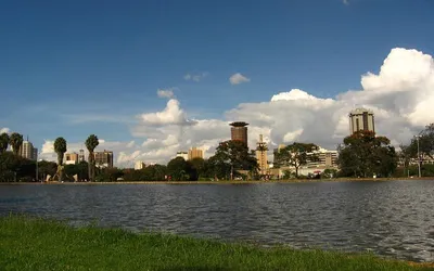 Panorama centrum Nairobi