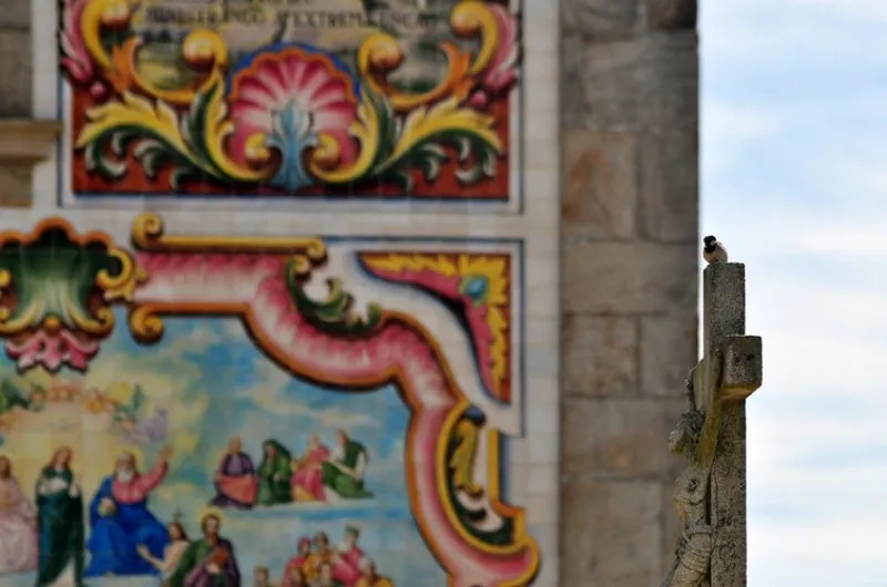 Kościół w Válega koło Aveiro z fasadą pokrytą azulejos
