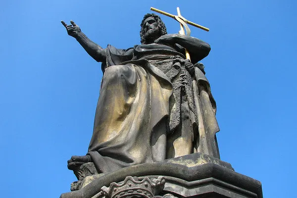 Figura świętego na Moście Karola w Pradze