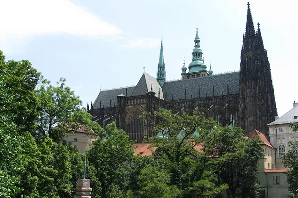Widok na kościół św. Wita