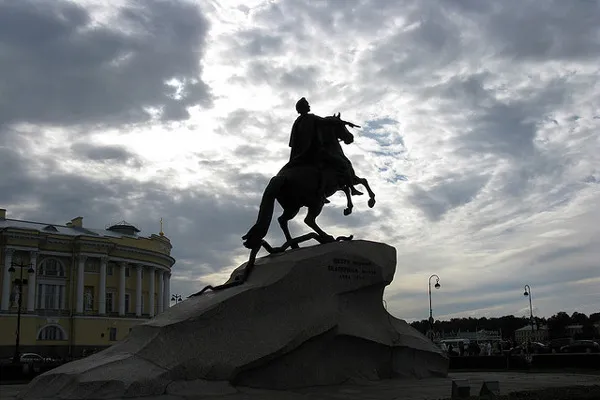 Majestatyczny jeździec z Petersburga