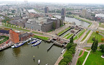 Widok na Rotterdam