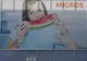 Billboard z logo Migros przedstawiający dziewczynę jedzącą arbuza