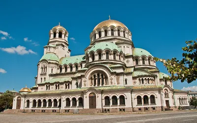 Złote kopuły Soboru Mądrości Bożej w Kijowie