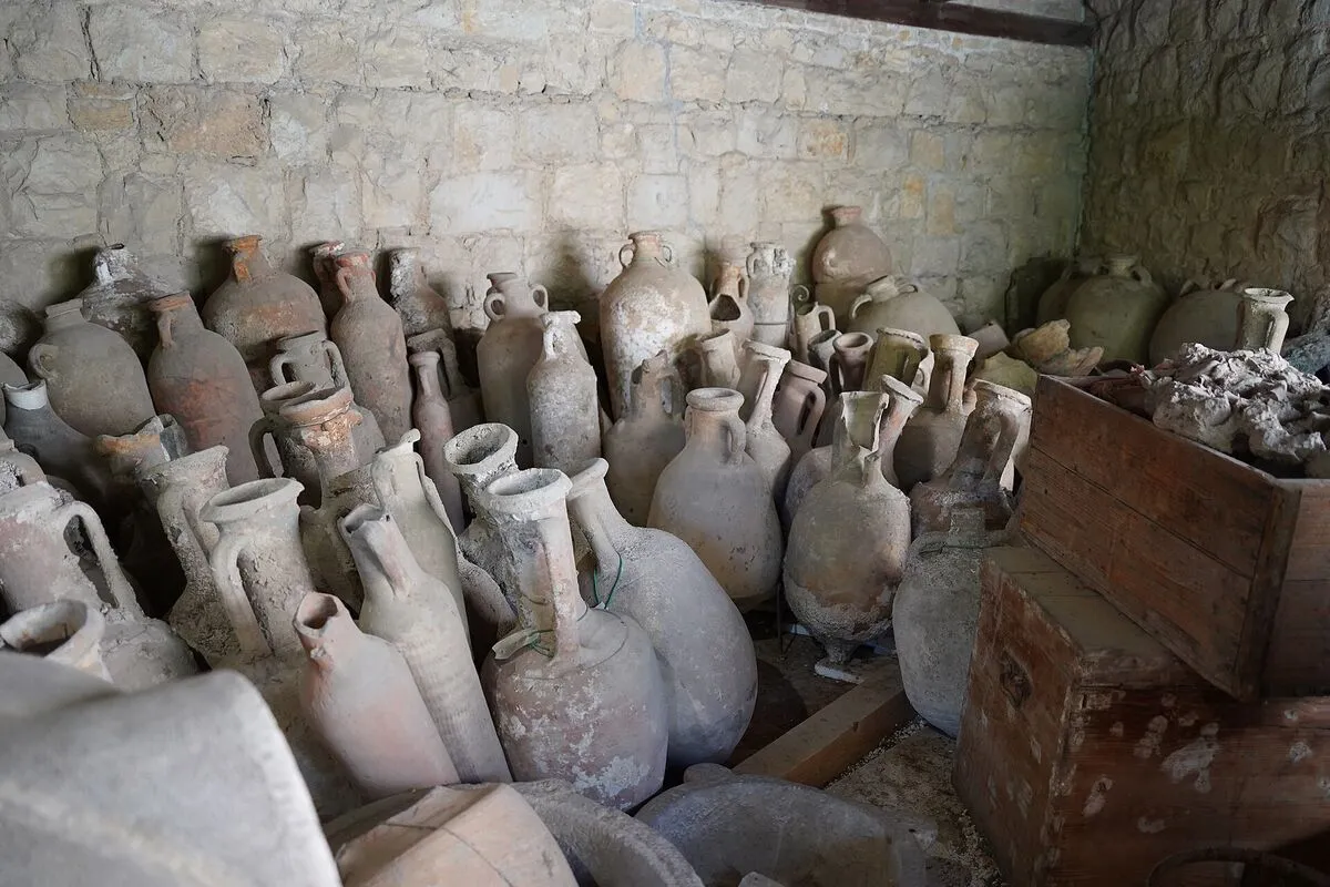 Rzymskie amfory w Muzeum Archeologicznym w Splicie