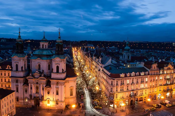 Miejska Starówka nocą
