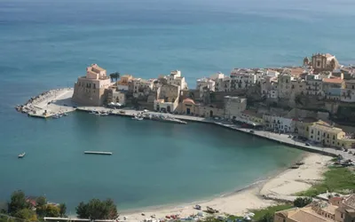 Rybacka wioska Castellammare del Golfo
