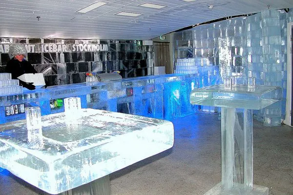 Ice Bar w Sztokholmie