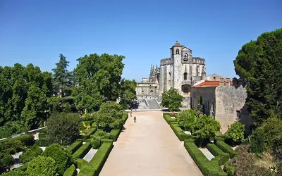 Widok na Klasztor Zakonu Chrystusa w Tomarze