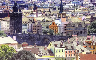 Widok na Most Karola