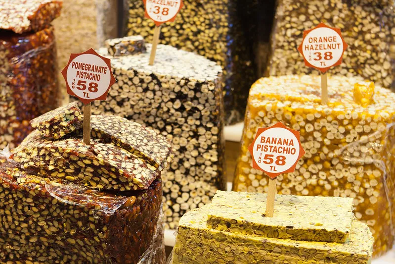 Turkish Delight na targu w Stambule