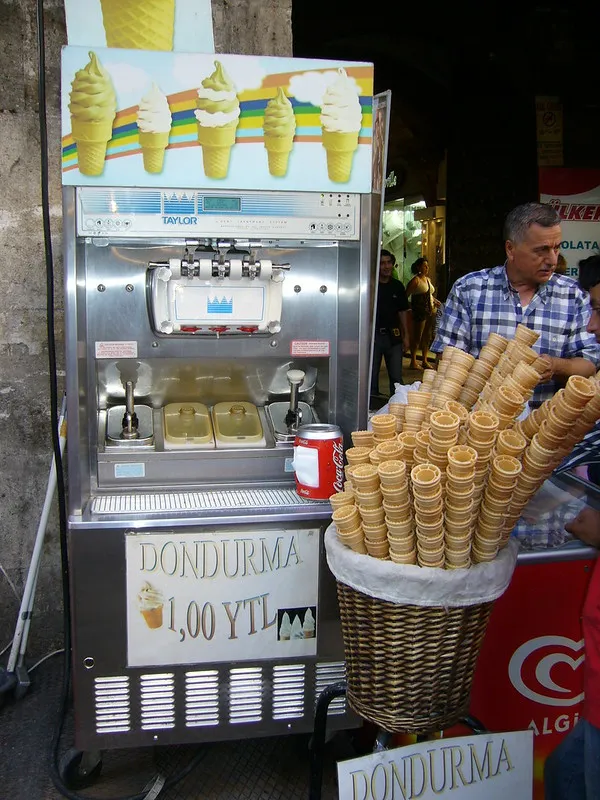 Tureckie lody Dondurma