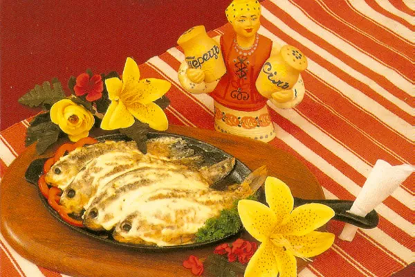 Karasie w śmietanie
