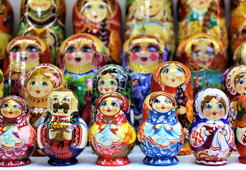 Zakupy na Ukrainie - matrioszki