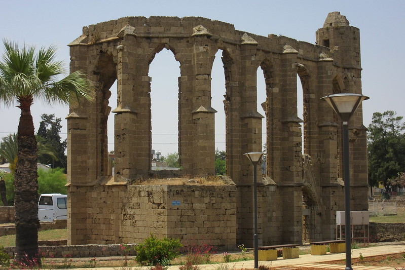 Cypr – Famagusta | Ruiny gotyckiego kościoła św. Jerzego Łacińskiego