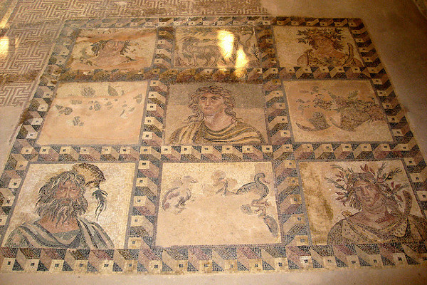 Cypr | Mozaika z podłogi Domu Dionizosa