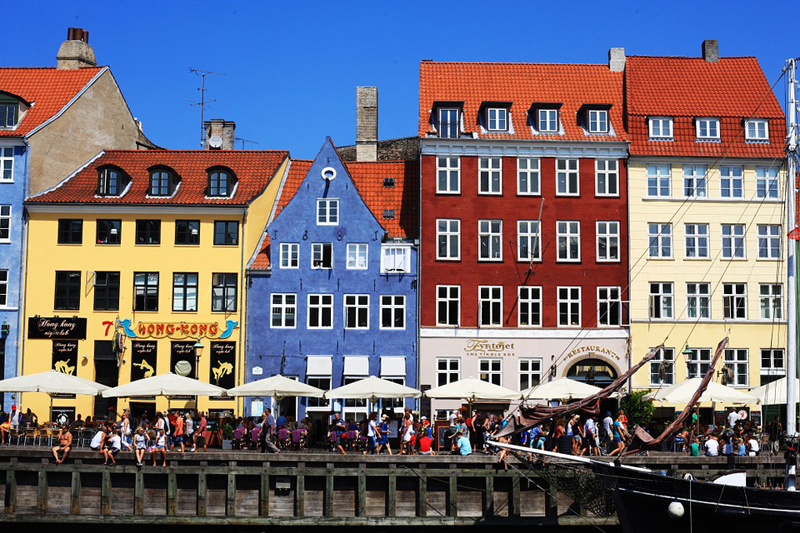 Dania | Kolorowe kamienice w Kopenhadze 