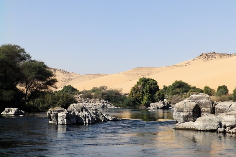 Egipt | Poza doliną Nilu klimat Egiptu nie sprzyja zakładaniu osad