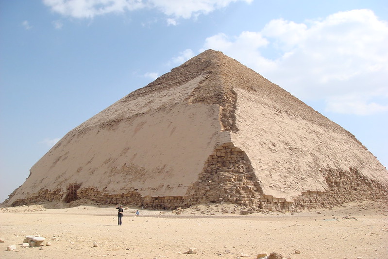 Egipt | Łamana Piramida Snofru w Dahszur