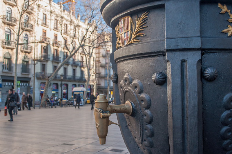 Barcelona | Fontanna La Fuente de Canaletas
