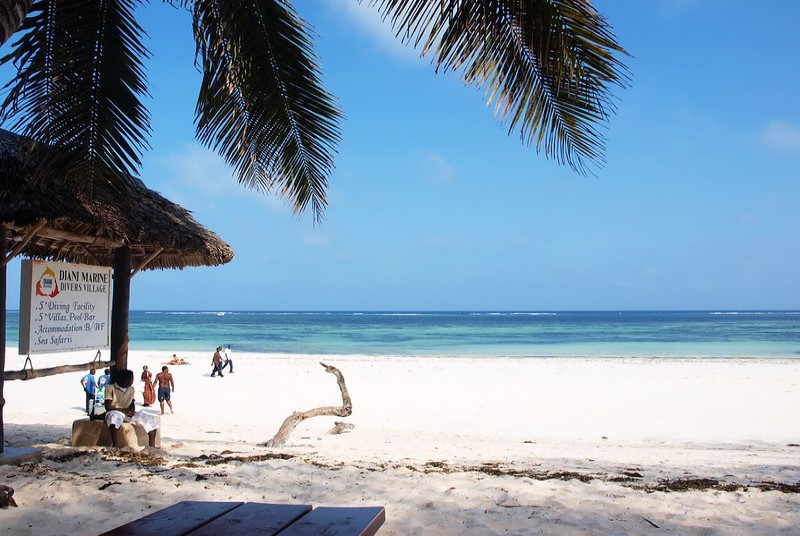 Kenia | Diani Beach - najpiękniejsza plaża we Wschodniej Afryce