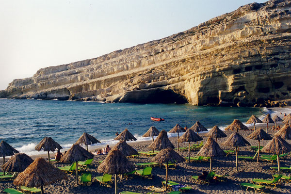 Kreta | Plaża Matala